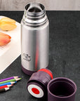 Cooker Stainless Steel Thermos 300ml - Keeps Drinks Hot/Cold for 24 Hours, Double-Walled Insulated Flask Cooker 300ml Stainless Steel Thermos - 24 Hour Temperature Control stainless steel thermos, insulated flask, double-walled thermos, portable beverage container, thermal mug, outdoor gear, eco-friendly products, office essentials, camping accessories, hiking gear