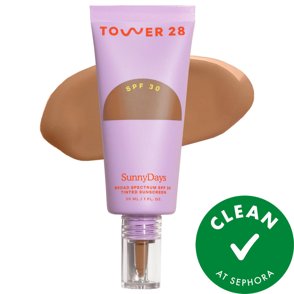 SunnyDays SPF 30 Tinted Sunscreen Foundation - Natural Finish, Vegan & Cruelty-Free | Mineral Sunscreen Foundation for Sensitive Skin SunnyDays SPF 30 Tinted Sunscreen - Natural & Vegan Mineral Sunscreen Foundation, SPF 30 Natural Makeup, Vegan Sunscreen, Gluten-Free Foundation, Cruelty-Free Beauty Products, Sensitive Skin Sunscreen, Natural Finish Foundation, Clean Beauty, Non-Nano Zinc Oxide, Pricky Pear Extract, White Sage Extract, Liquid Foundation, Everyday Makeup, Sun Protection, Chemical-Free Makeup,