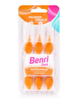 Benri Interdental Brush 0.45mm Pack of 6 - Enhance Oral Hygiene, Braces Cleaning & Dental Care Benri Interdental Brush 0.45mm - Enhance Oral Hygiene interdental brush, dental cleaning, oral hygiene, dental care, braces cleaning, interdental cleaning, oral health, dental hygiene tools, dental work cleaning, Benri