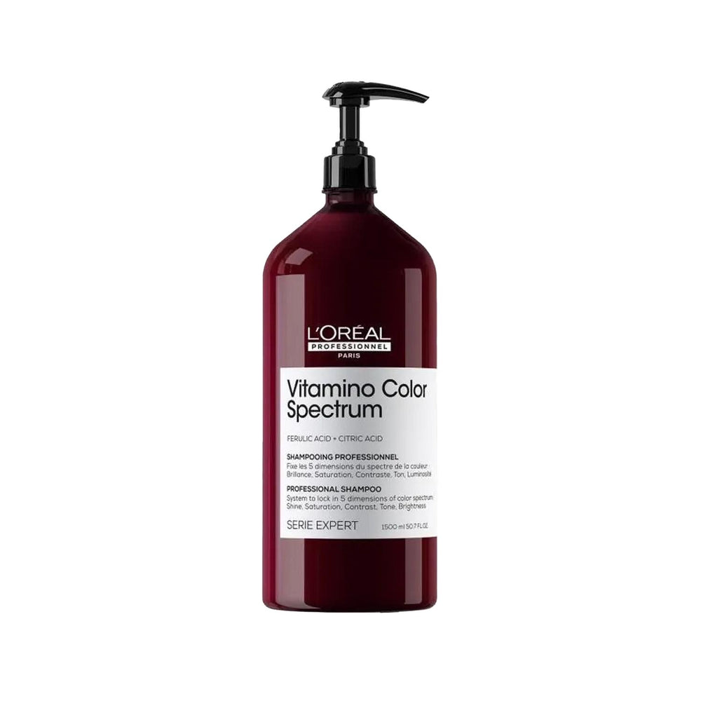 L'Oreal Professionnel Vitamino Color Shampoo: Color Safe Shampoo for Color Treated Hair, Professional Anti Fade Formula, 50.72 fl oz L'Oreal Vitamino: Color Safe Shampoo for Dyed Hair, Anti Fade color treated hair shampoo, anti fade shampoo, loreal vitamino color, shampoo for dyed hair, professional hair shampoo, hair color protection, color safe shampoo, large size shampoo, hair shampoo, color protection, anti-fade, professional grade, dyed hair, color maintenance, salon quality, uv protection, hair care, 