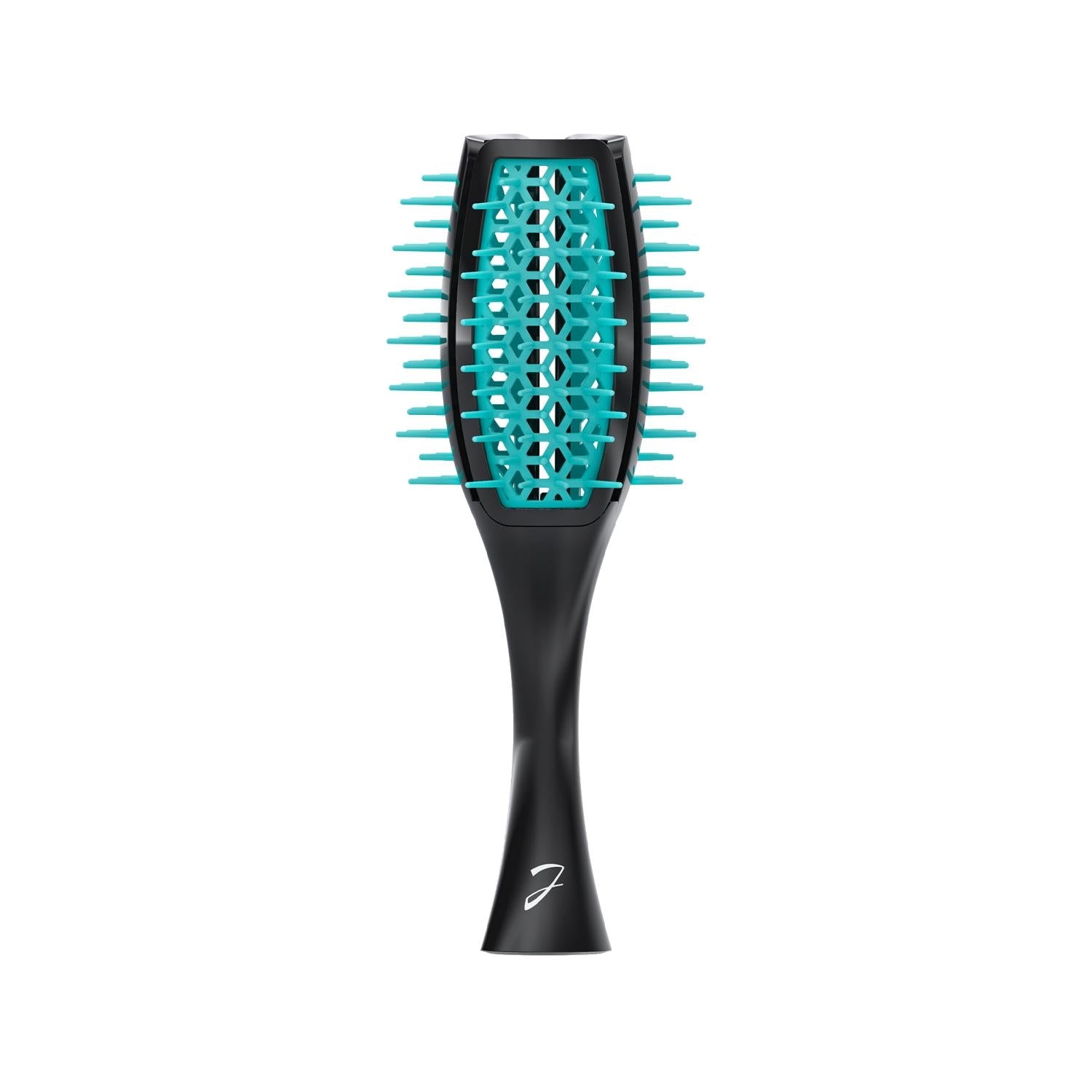 Janeke Tulip Brush Detangling Hair Brush Black &amp; Blue