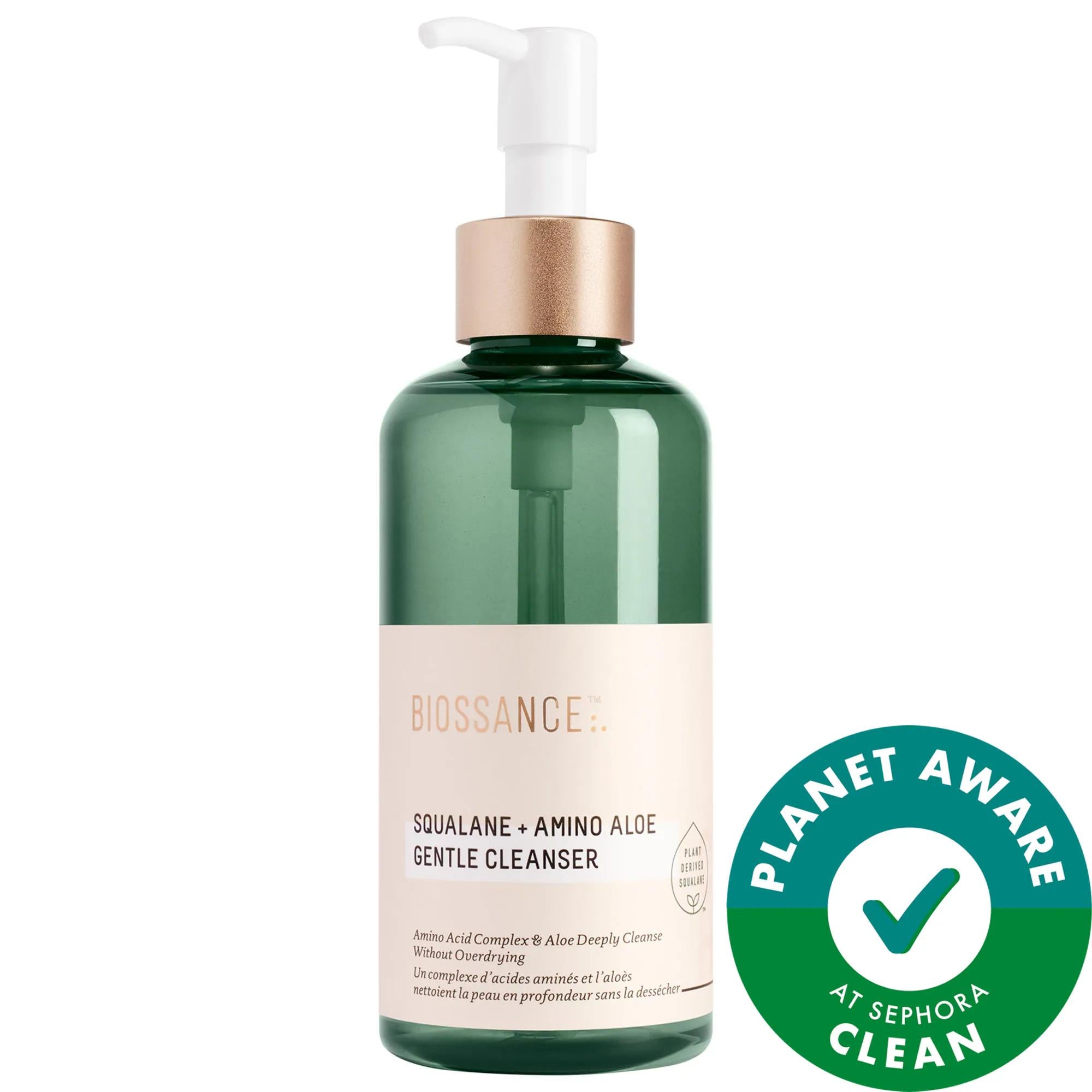 Amino Aloe Gentle Pore-Minimizing Cleanser + Squalane - Vegan, Cruelty-Free Gel Face Wash for All Skin Types Amino Aloe Gentle Cleanser + Squalane - Vegan & Cruelty-Free Gentle Foaming Gel Cleanser, Pore-Minimizing, Squalane, Vegan Skincare, Cruelty-Free Beauty, Sustainable Packaging, Face Wash, Facial Cleanser, Skincare, Natural Skincare, Eco-Friendly, Non-Stripping Cleanser, Sensitive Skin, Pollution Protection, Hydrating Cleanser, Clean Beauty