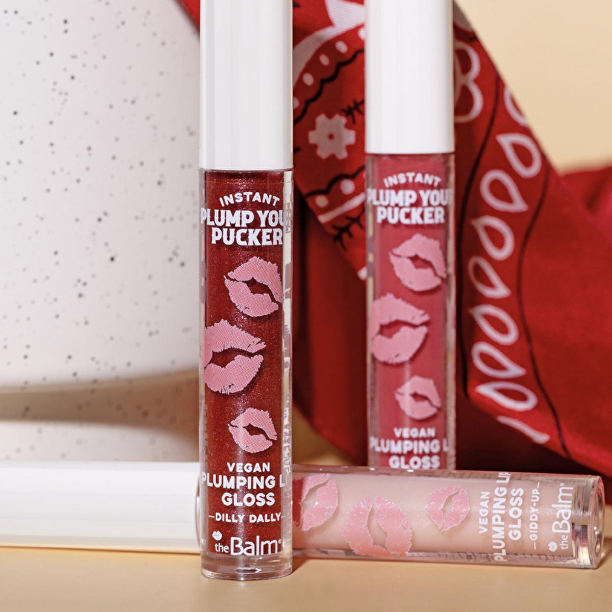 theBalm Instant Plump Your Pucker: Natural Lip Plumper &amp; Volumizer with Organic Jojoba &amp; Avocado Oil for Fuller, Hydrated Lips theBalm Lip Plumper: Get Fuller Lips Naturally! lip plumper, plumping lip gloss, organic lip plumper, natural lip plumper, theBalm lip plumper, lip volumizer, jojoba oil lip gloss, avocado oil lip gloss, lip gloss, lip care, fuller lips, hydrated lips, non-sticky lip gloss, beauty, cosmetics, lip enhancement, natural beauty, moisturizing lip gloss, lip treatment, lip care, organic b