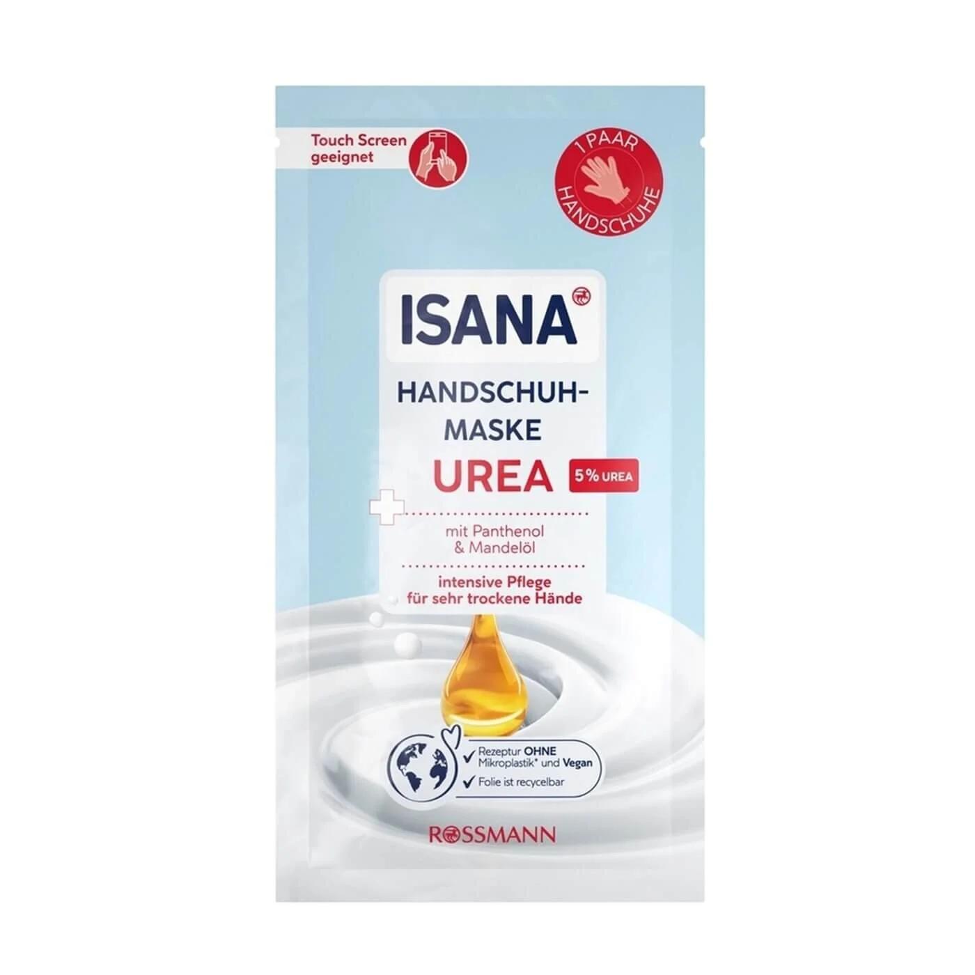 Isana Urea Hand Mask Gloves for Intense Moisture 1 Pair