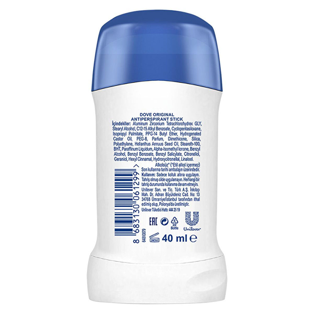 Dove Antiperspirant Deodorant Stick for Women - 48 Hour Protection, Moisturizing & Alcohol-Free - Original Scent - view 3