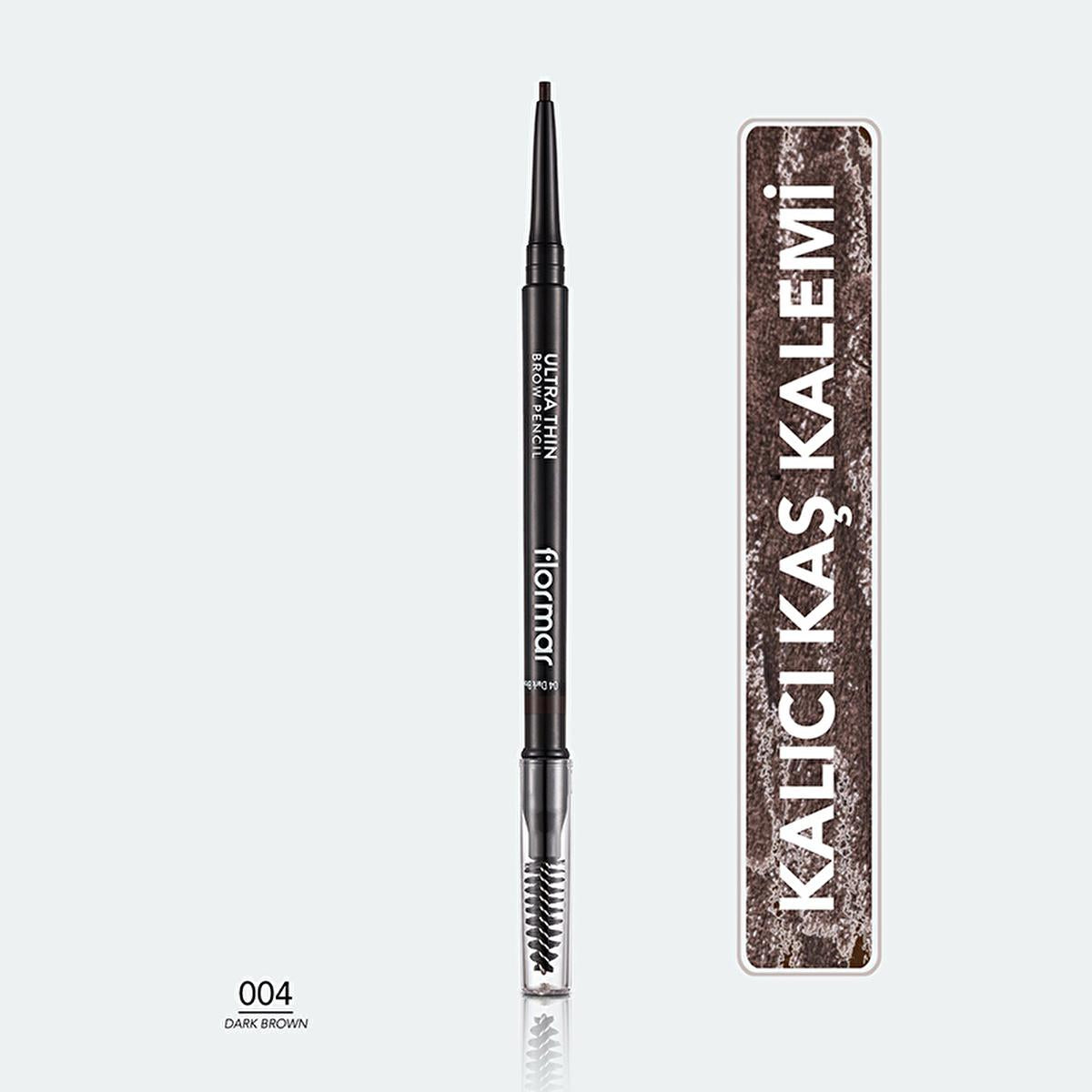 Flormar Ultra Thin Eyebrow Pencil - Waterproof, High Pigment, Built-in Brush for Natural Look Flormar Ultra Thin Eyebrow Pencil - Waterproof & Long-Lasting eyebrow pencil, ultra-thin eyebrow, waterproof makeup, long-lasting eyebrow, Flormar eyebrow pencil, natural look eyebrow, high pigment eyebrow, built-in brush eyebrow, cosmetics, makeup, beauty products, grooming, precision eyebrow, durable makeup