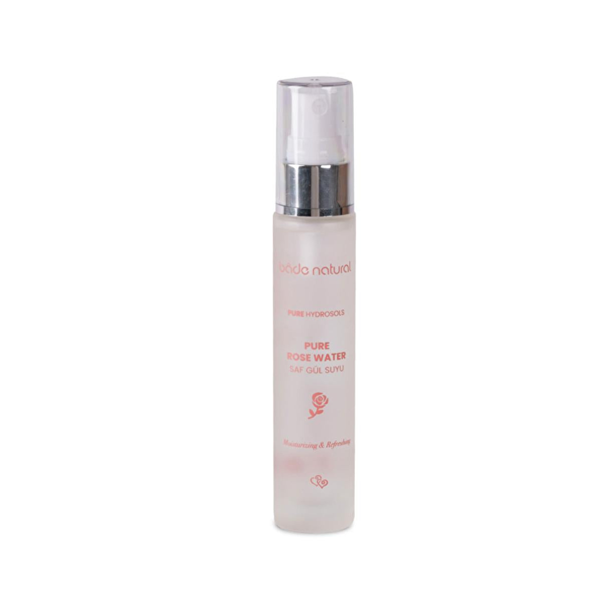 Bade Natural Rose Water Toner: Pore Tightening, Brightening, & Purifying - 100% Natural Facial Toner, Travel Size Bade Natural Rose Water Toner: Pore Tightening & Brightening rose water toner, natural facial toner, pore tightening toner, brightening rose water, organic rose water spray, travel size toner, toner for all skin types, saf gül suyu, natural toner for face, rose water for face, facial toner, natural skincare, pore tightening, brightening, purifying, anti-aging, travel-friendly, all skin types, ge