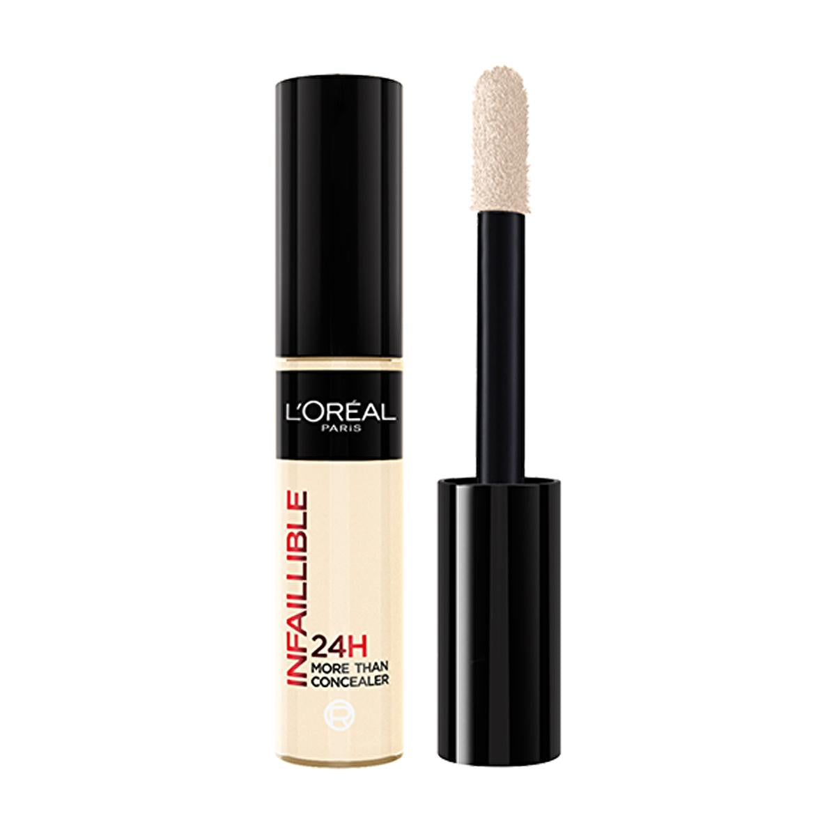 Loreal Paris Infaillible 24H Long-Lasting High Coverage Concealer for Full Face - Waterproof & Hydrating Loreal Paris Infaillible 24H Concealer - Long-Lasting & High Coverage long-lasting concealer, high coverage concealer, full-face concealer, Loreal Paris Infaillible, 24H concealer, waterproof concealer, hydrating concealer, makeup, cosmetics, beauty products, durable makeup, easy-to-apply concealer, lightweight concealer