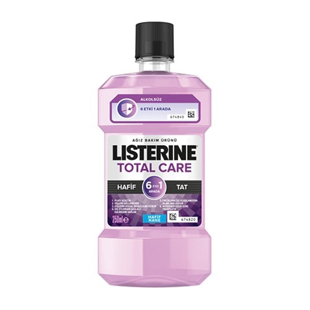 Listerine Total Care Alcohol-Free Mouthwash: Comprehensive Dental Protection, Fluoride, Mild Mint - Gentle Oral Rinse for Sensitive Gums, Plaque Control, 8.45 fl oz - image 4
