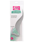 Benri Fresh Insoles - 4 Pairs, Breathable, Odor Control, Comfortable Footwear Accessories - Foot Cream