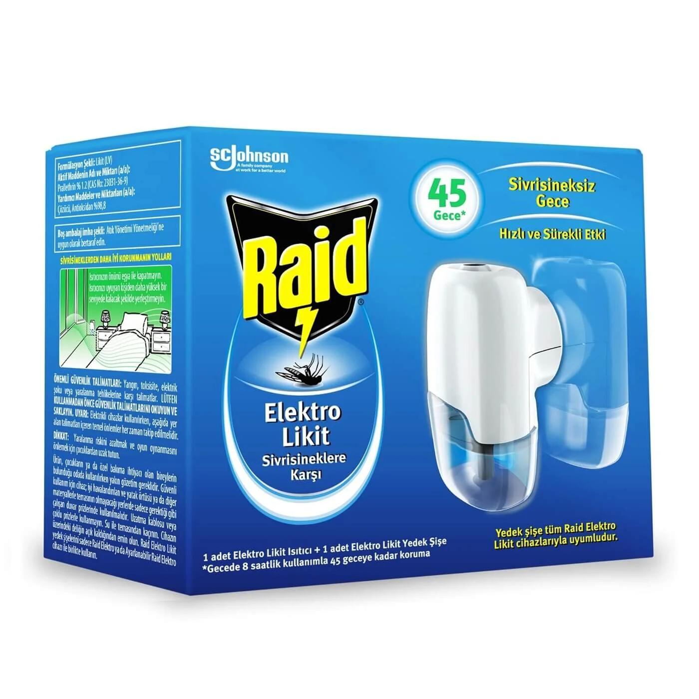Raid Electro Liquid Mosquito Repellent Refill 35 ml