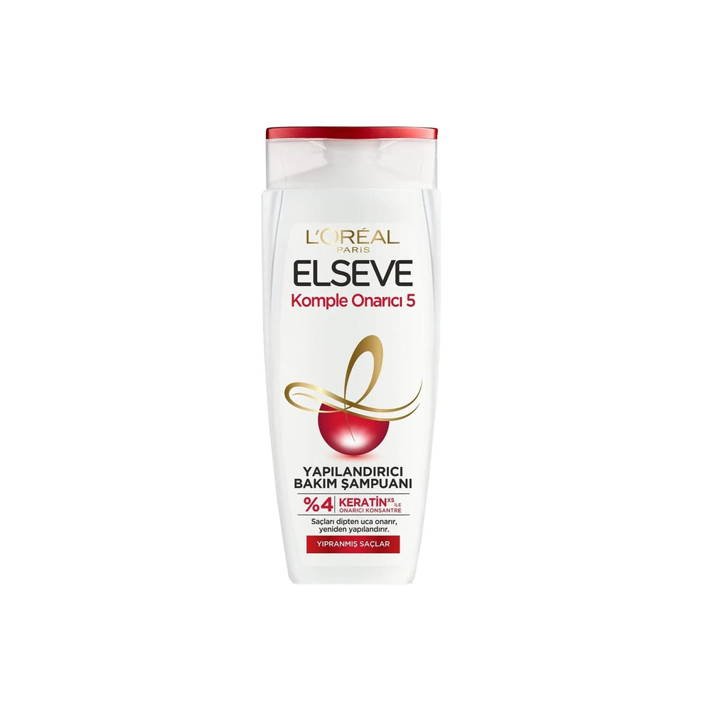 L'Oreal Elseve: Keratin Hair Repair Shampoo - Restructuring Shampoo for Damaged Hair, Protects Against Breakage - 300ml / 10.14 fl oz - image 2