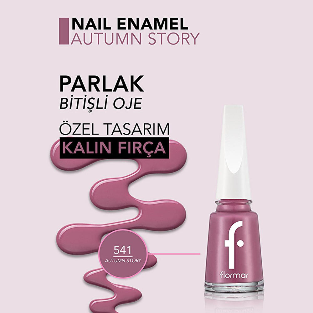 Flormar Long Lasting Nail Enamel - Nourishing & Vibrant Nail Color - view 2