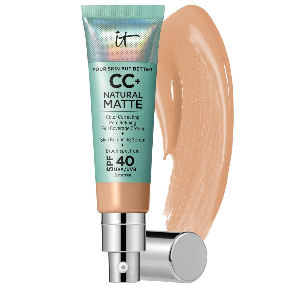 CC+ Cream Natural Matte Foundation with SPF 40 - Full Coverage, Non-Comedogenic, Vegan Makeup CC+ Cream Matte Foundation SPF 40 - Full Coverage, Vegan & Non-Comedogenic matte foundation, SPF 40 sunscreen, non-comedogenic foundation, vegan cosmetics, full-coverage foundation, oily skin solution, long-lasting makeup, skin hydration, broad-spectrum sun protection, sensitive skin friendly, natural makeup, everyday makeup, special occasion makeup