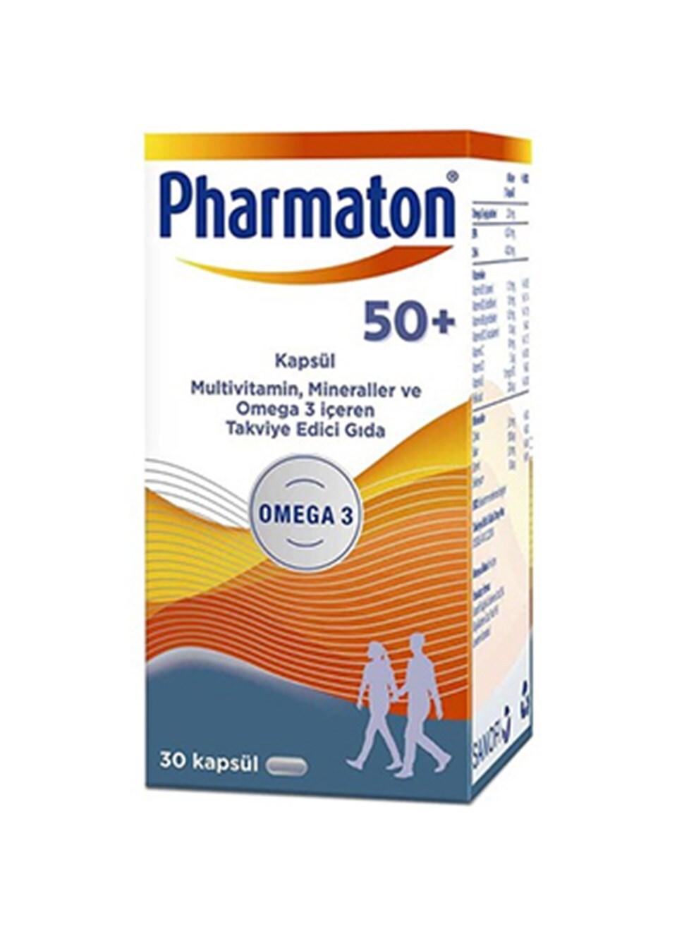 Pharmaton 50 Plus Multivitamin for Seniors: Boost Energy, Support Heart & Brain Health w/ Omega-3, Ginseng - 30 Capsules - image 6