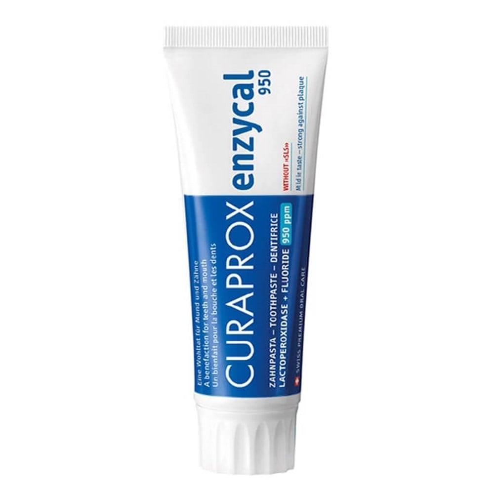 Curaprox Enzycal 950 Toothpaste with Fluoride - 75ml, Adult Oral Care Curaprox Enzycal 950 Toothpaste - Fluoride Oral Care Curaprox Enzycal 950, Toothpaste with fluoride, Adult toothpaste, Sodium Fluoride toothpaste, Oral care products, Fluoride toothpaste, Adult oral care, Healthy smile, Dental hygiene products