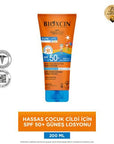 Bioxcin Children's Sunscreen Lotion SPF 50+ - Hypoallergenic, Paraben-Free, Water Resistant - 6.76 fl oz Bioxcin Kids Sunscreen SPF 50+ - Hypoallergenic & Paraben-Free children's sunscreen, SPF 50+ lotion, hypoallergenic sun care, zinc oxide sunscreen, paraben-free sun protection, kids sunblock, sensitive skin sunscreen, non-comedogenic sunscreen, fragrance-free sunscreen, water resistant sunscreen, outdoor protection for kids