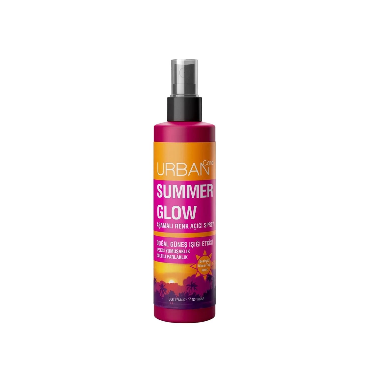 URBAN Care Summer Glow Hair Lightening Spray 150ml - Gradual Hair Lightener for Natural-Looking Results URBAN Care Summer Glow Hair Lightening Spray hair lightening spray, gradual hair lightener, URBAN Care Summer Glow, at-home hair lightening, summer hair care, hair care, styling products, natural hair lightening, sun-kissed glow, low-maintenance hair
