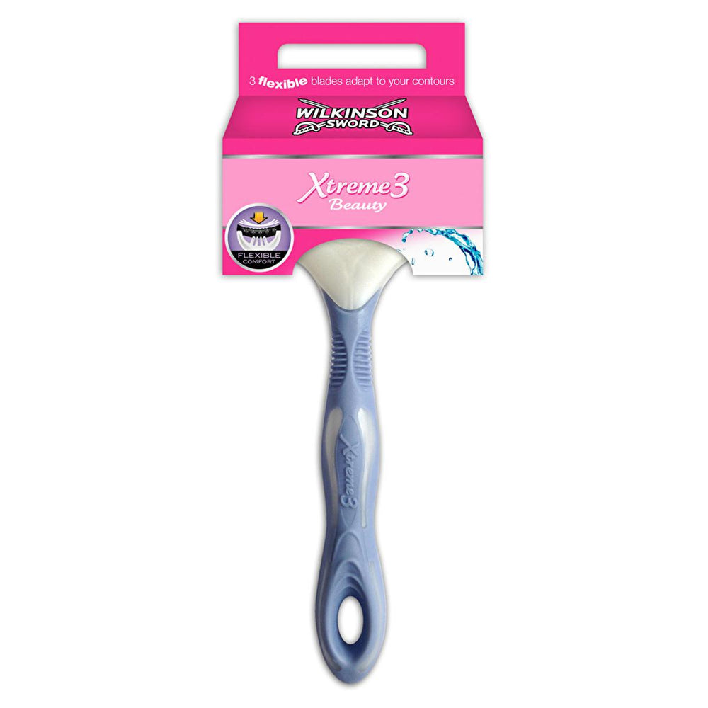 Wilkinson Extra 3 Disposable Razor for Men - Comfortable Shaving, Travel-Friendly, 3-Blade System - Hygiene Products