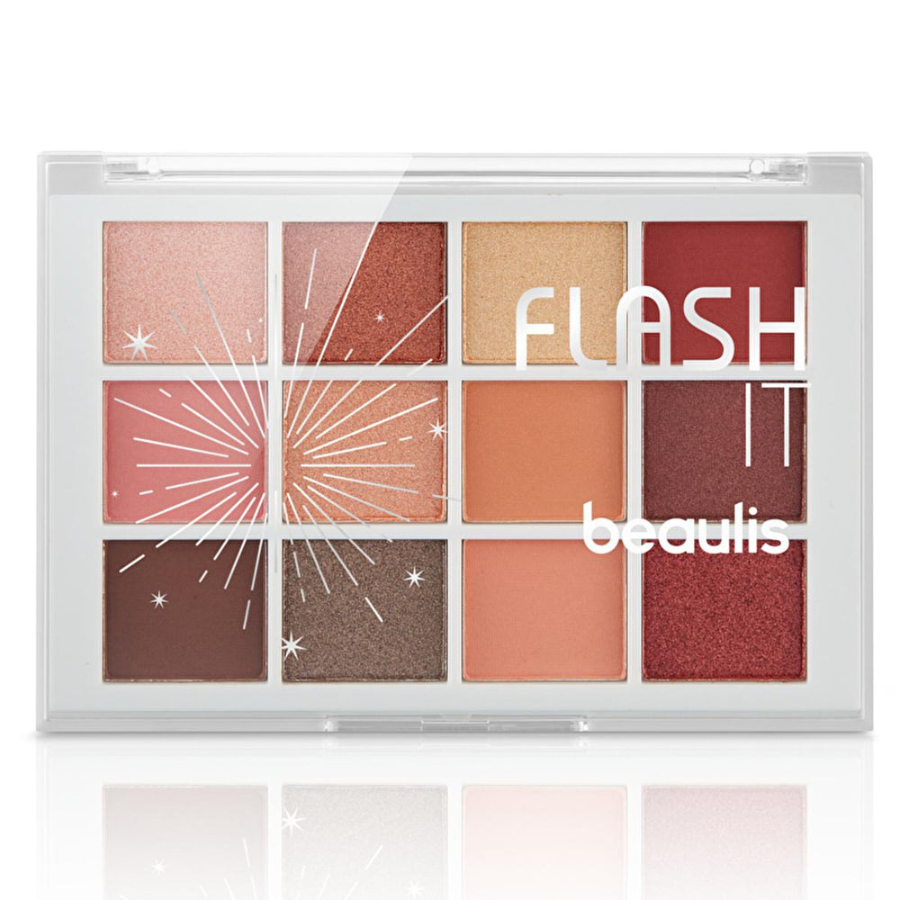 Beaulis Flash It 12 Eyeshadow Palette - Matte & Shimmer Shades for Versatile Makeup Looks - view 2