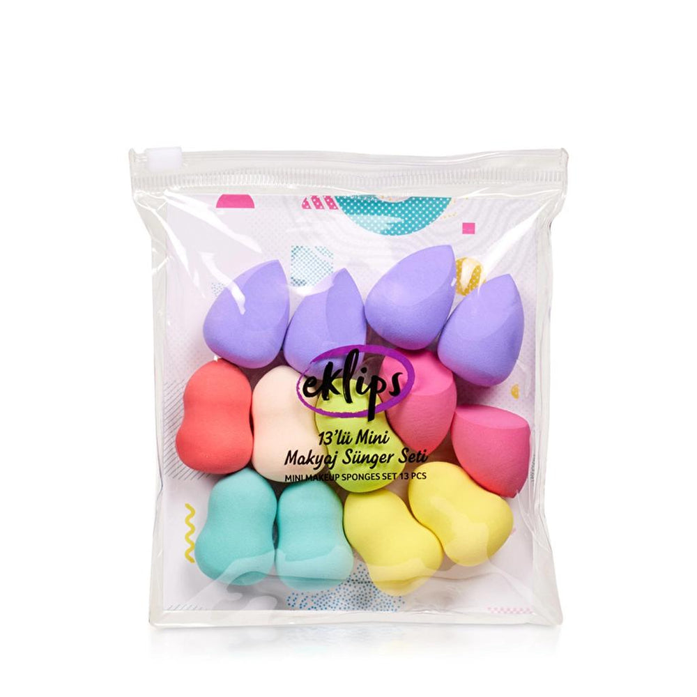 Eklips Mini Makeup Sponges for Precise Blending 13-Pack