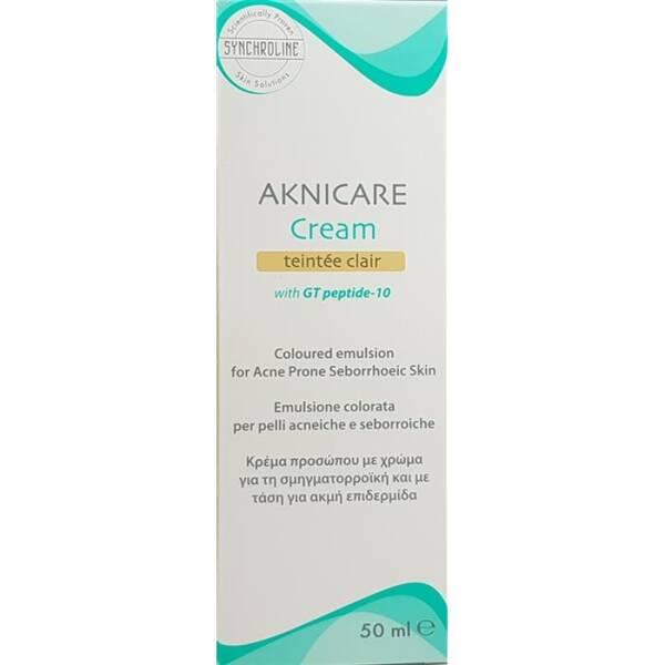 Synchroline Tinted Moisturizing Cream with Salicylic Acid - Acne Control & Hydration for Acne-Prone Skin - Foundation