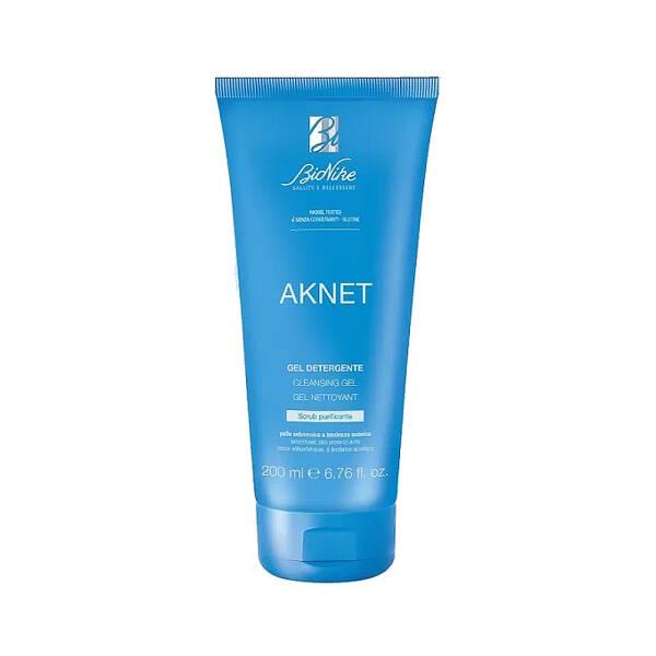 BioNike Acnet Cleansing Gel for Acne-Prone Skin - 200ml, Gentle Exfoliating Cleanser for Oily Skin, Reduces Acne - Cleanser