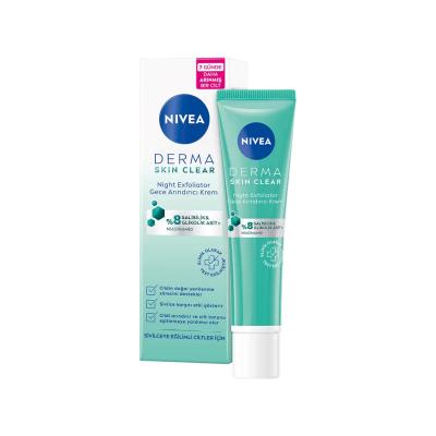 nivea derma skin clear night exfoliator 40ml, nivea exfoliator for acne-prone skin Nivea Derma Skin Clear Night Exfoliator - Acne Care | 40ml Nivea Night Exfoliator for Acne-Prone Skin | 40ml nivea, night-exfoliator, acne-care, skin-renewal, exfoliating-cream, cleansing, skincare, oil-free, ai-generated, acne-prone-skin