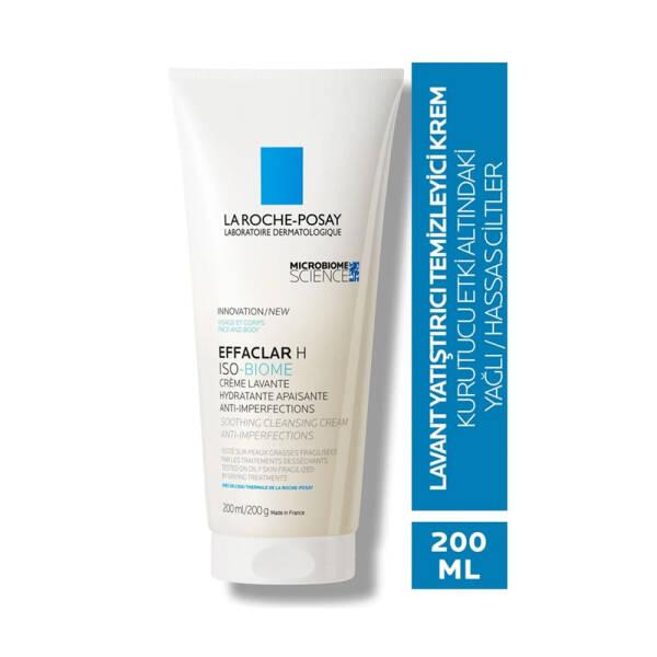 La Roche Posay Effaclar H ISO-Biome Soothing Cleansing Cream 200ml - Gentle Skincare for Acne-Prone Skin - view 2