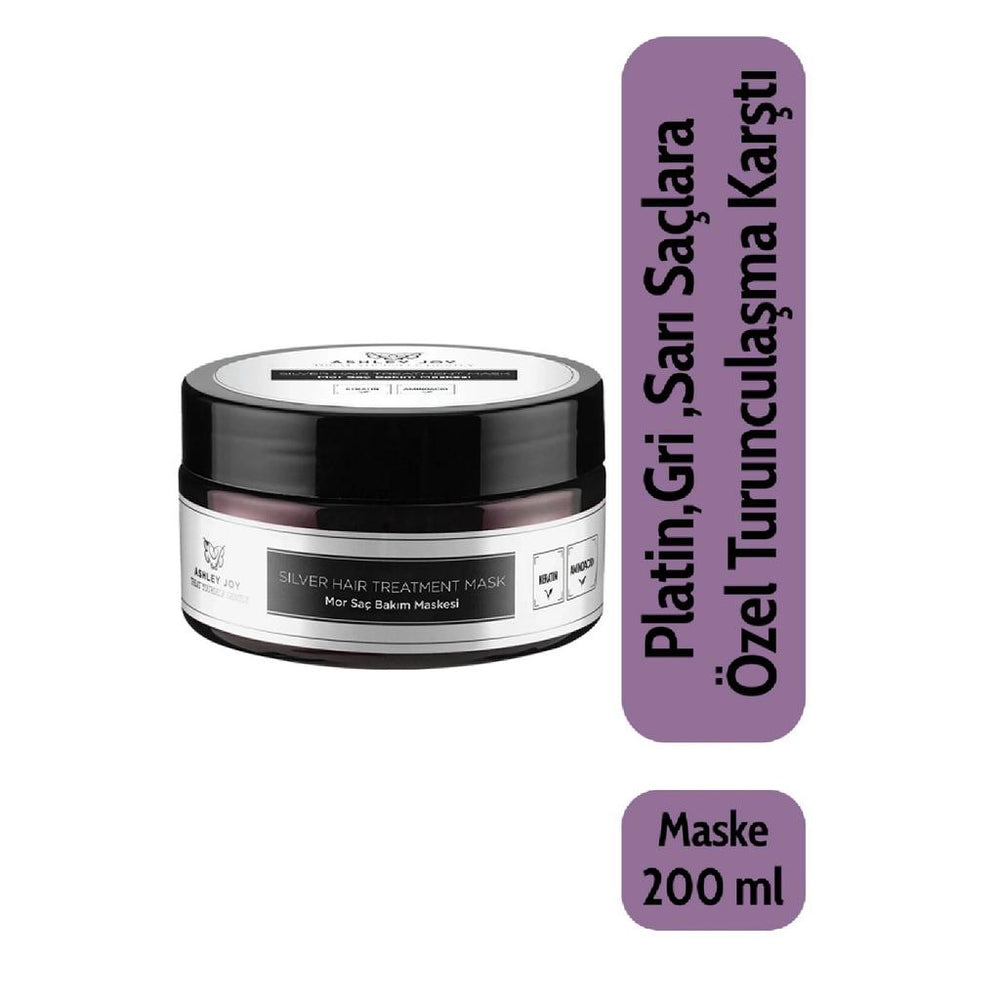 Ashley Joy Purple Hair Mask Anti-Brass Keratin Formula 200 ml