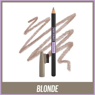 Maybelline New York Express Brow Shaping Pencil - Blonde - Eyebrow Pencil for Fuller Brows Maybelline New York Express Brow Shaping Pencil - Blonde eyebrow pencil, brow shaping, Maybelline New York, Express Brow Shaping Pencil, blonde eyebrow makeup, brow makeup, makeup for blonde hair, natural brow look, dual-ended brow pencil, easy brow shaping, professional brow results, beauty essentials, makeup must-haves, brow grooming, cosmetics, beauty products