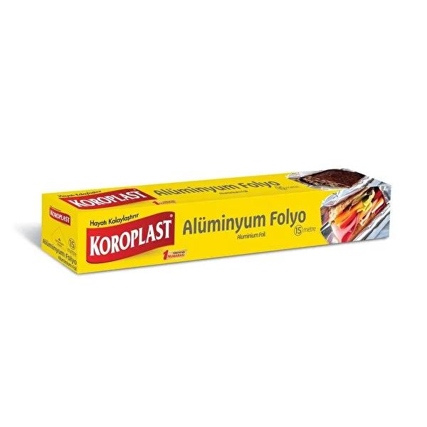 Koroplast 15 Meter Aluminum Foil Roll - BPA-Free, Hygienic Food Storage Solution Koroplast 15m Aluminum Foil - BPA-Free & Hygienic aluminum foil, food storage, kitchen essentials, BPA-free aluminum foil, 15 meter aluminum foil roll, Koroplast aluminum foil, hygienic storage, versatile kitchen solutions, food preservation, kitchen must-haves, cooking accessories, meal prep essentials