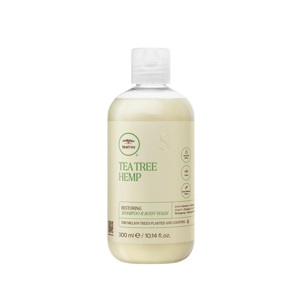 Tea Tree Hemp Restoring Hair & Body Wash 300 ml