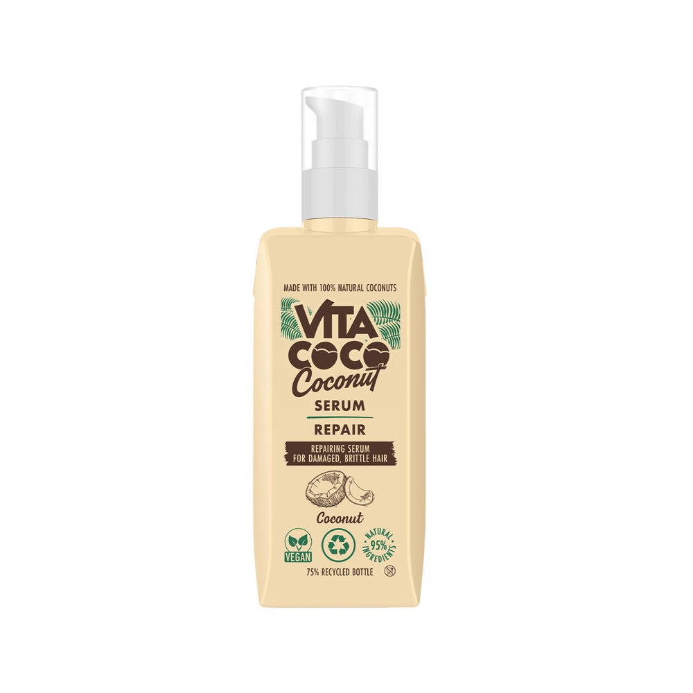 Vita Coco Nourishing Hair Serum for Damaged Hair Repair - 150ml, Coconut-Based Hair Care - Hair Mask