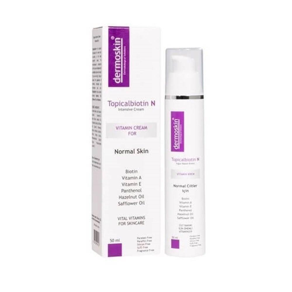 dermoskin-topicalbiotin-n-vitamin-krem-50ml Dermoskin Topicalbiotin N Vitamin Krem - 50ml Dermoskin Vitamin K Cream - For Normal Skin | 50ml dermoskin, vitamin-k-cream, skincare, normal-skin, hydrating-cream, topicalbiotin, skin-nourishment, daily-care, luxurious, ai-generated