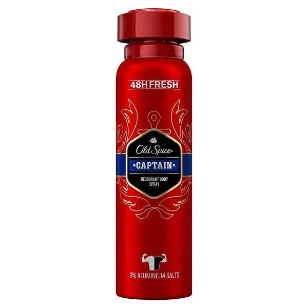 Old Spice Captain Deodorant Spray for Men - Long Lasting Fragrance, 5.07 fl oz Old Spice Captain Deodorant Spray - Long Lasting Old Spice Captain Deodorant, Men's Deodorant Spray, Long-lasting Deodorant, Masculine Fragrance, Antiperspirant Spray, Deodorant for Men, Captain Deodorant, Long Lasting Fragrance, No Stains Deodorant, Adventure Inspired, 5.07 fl oz Deodorant