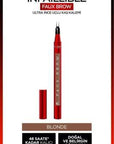 L'Oreal Paris Infaillible Faux Brow: Ultra-Fine Blonde Eyebrow Pencil for Natural, Long-Lasting Definition | Precise Brow Filler & Definer L'Oreal Blonde Eyebrow Pencil | Ultra-Fine Tip, Natural Definition eyebrow pencil, blonde eyebrow pencil, ultra fine eyebrow pencil, long lasting eyebrow pencil, natural looking eyebrows, eyebrow filler, brow definer, Loreal eyebrow pencil, blonde brow pencil, thin eyebrow pencil, eyebrow makeup, blonde brows, fine tip brow pencil, smudge-proof eyebrow pencil, easy to ap