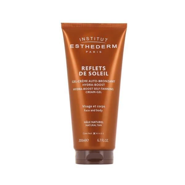 Esthederm Hydra-Boost Self-Tanning Cream-Gel - Moisturizing Sunless Tanning Solution for Natural-Looking Tan - Skin Care
