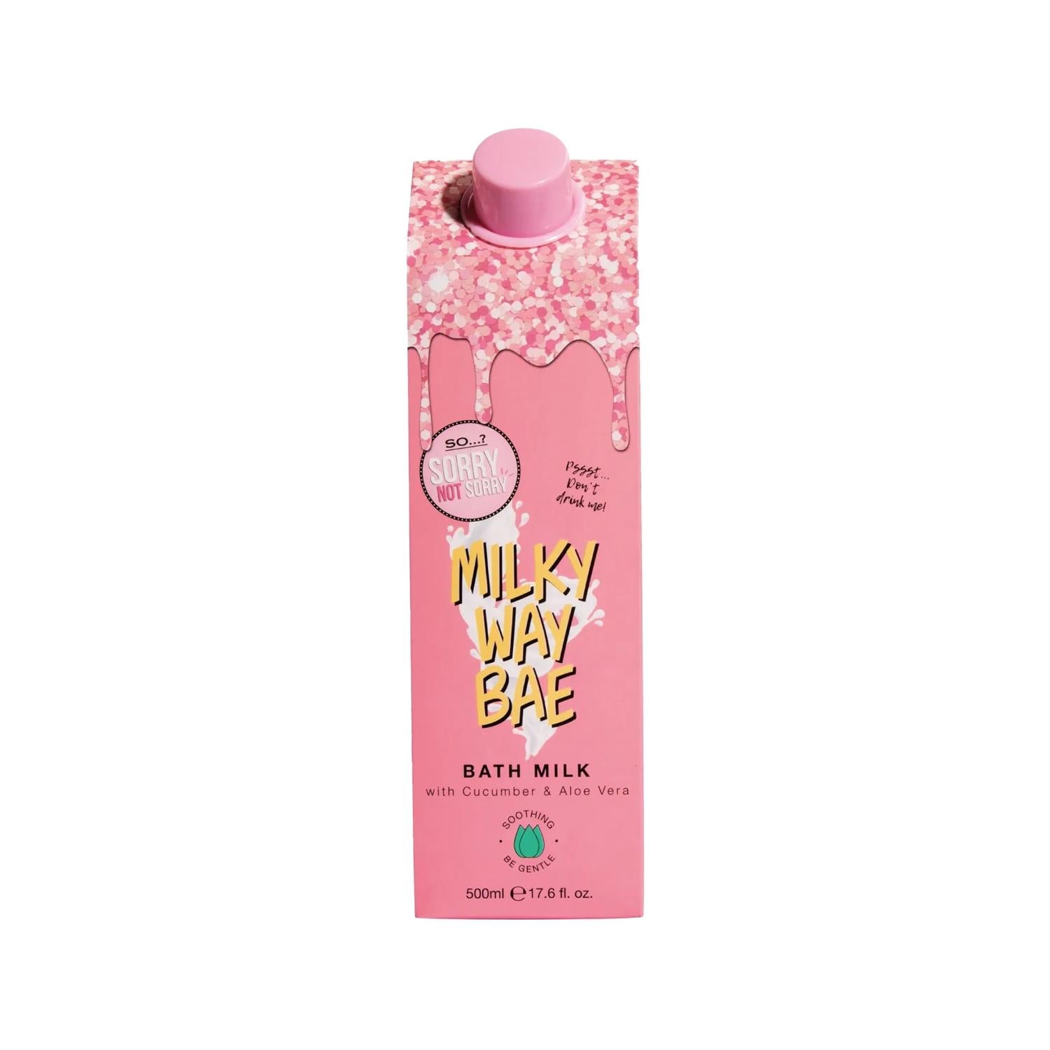 So...? Sorry Not Sorry Milky Way Bae Bath Milk 500ml - Moisturizing & Nourishing for Dry Skin Milky Way Bae Bath Milk 500ml - Moisturizing for Dry Skin bath milk, moisturizing bath products, milky way bae, bath time skincare, nourishing bath milk, dry skin care, skincare routines, bath products, moisturizing products, skincare essentials
