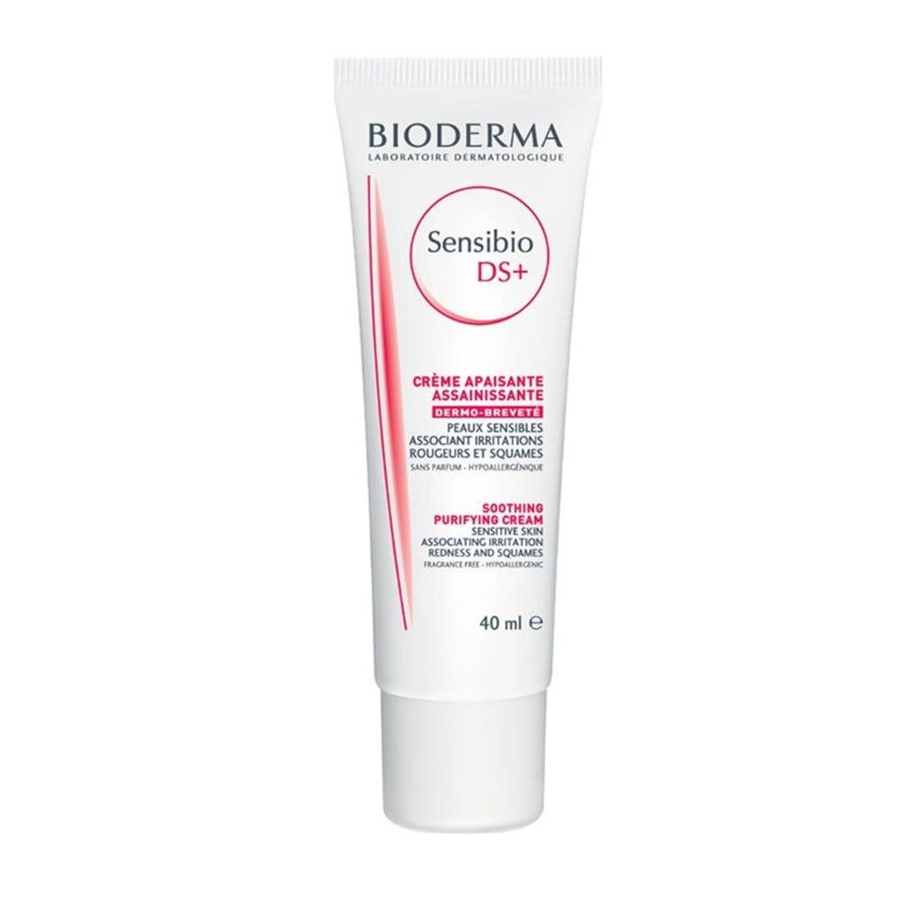 bioderma sensibio ds cream 40ml front view, bioderma sensibio ds cream 40ml texture, bioderma sensibio ds cream 40ml packaging Bioderma Sensibio DS+ Cream - Soothing Care | 40 ml Bioderma Sensibio DS+ Cream 40ml bioderma, sensibio-ds, soothing-cream, sensitive-skin, skin-care, redness-relief, non-greasy, moisturizer, ai-generated, 40ml