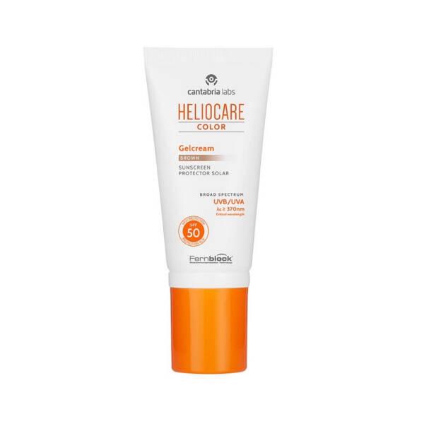 heliocare color spf50 gelcream product image, heliocare color spf50 gelcream packaging Heliocare Color SPF50 Gelcream - Brown | 50ml Heliocare Color SPF50 Gelcream - Brown | 50ml heliocare, spf50, gelcream, brown, sunscreen, skin-care, bronzer, daily-protection, non-comedogenic, ai-generated