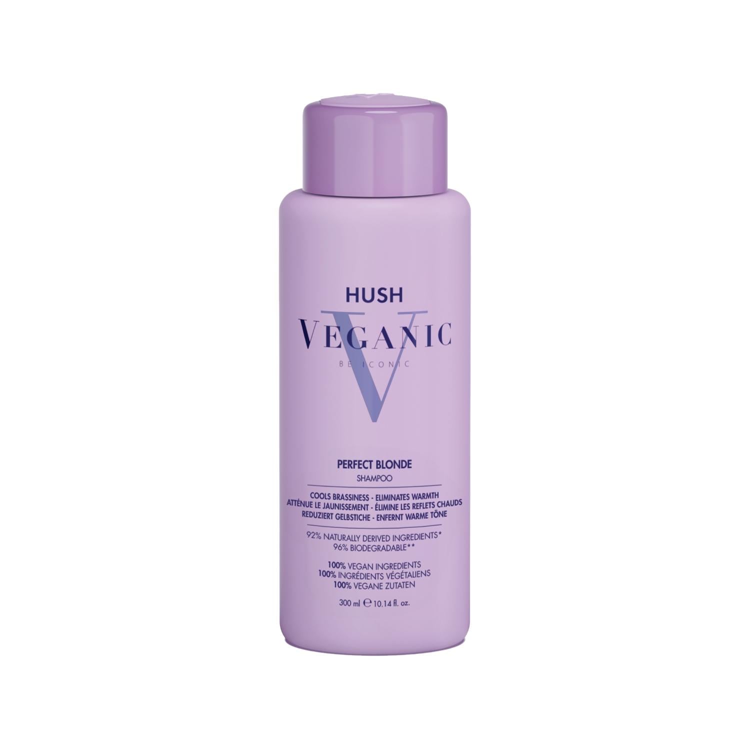Hush Veganic Perfect Blonde Shampoo for Blonde &amp; Platinum Hair 300ml