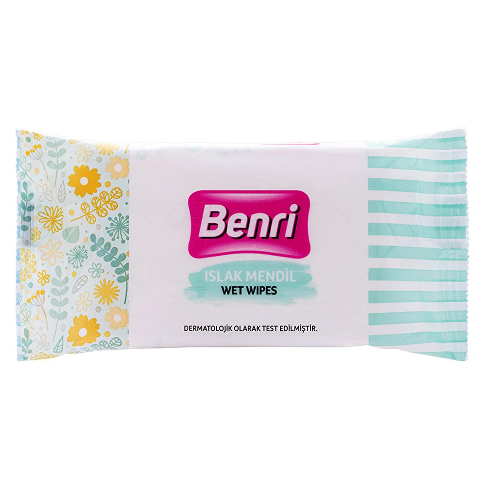 Benri Wet Wipes 3-Pack of 15 - Gentle, Paraben-Free Hygiene on-the-Go - view 2