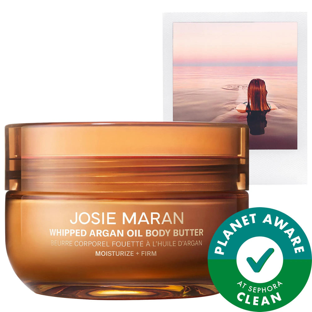 Josie Maran Whipped Argan Oil Refillable Firming Body Butter Jar - Hydrating, Natural Skincare for Soft, Supple Skin Josie Maran Firming Body Butter - Hydrating & Natural firming body butter, argan oil body moisturizer, refillable body butter, natural skincare products, plant-based fragrances, hydrating body care, sustainable beauty products, anti-aging body moisturizer, velvety soft skin, body moisturizers, skincare, beauty, cosmetics, Josie Maran, eco-friendly, cruelty-free, non-toxic, wellness, self-care
