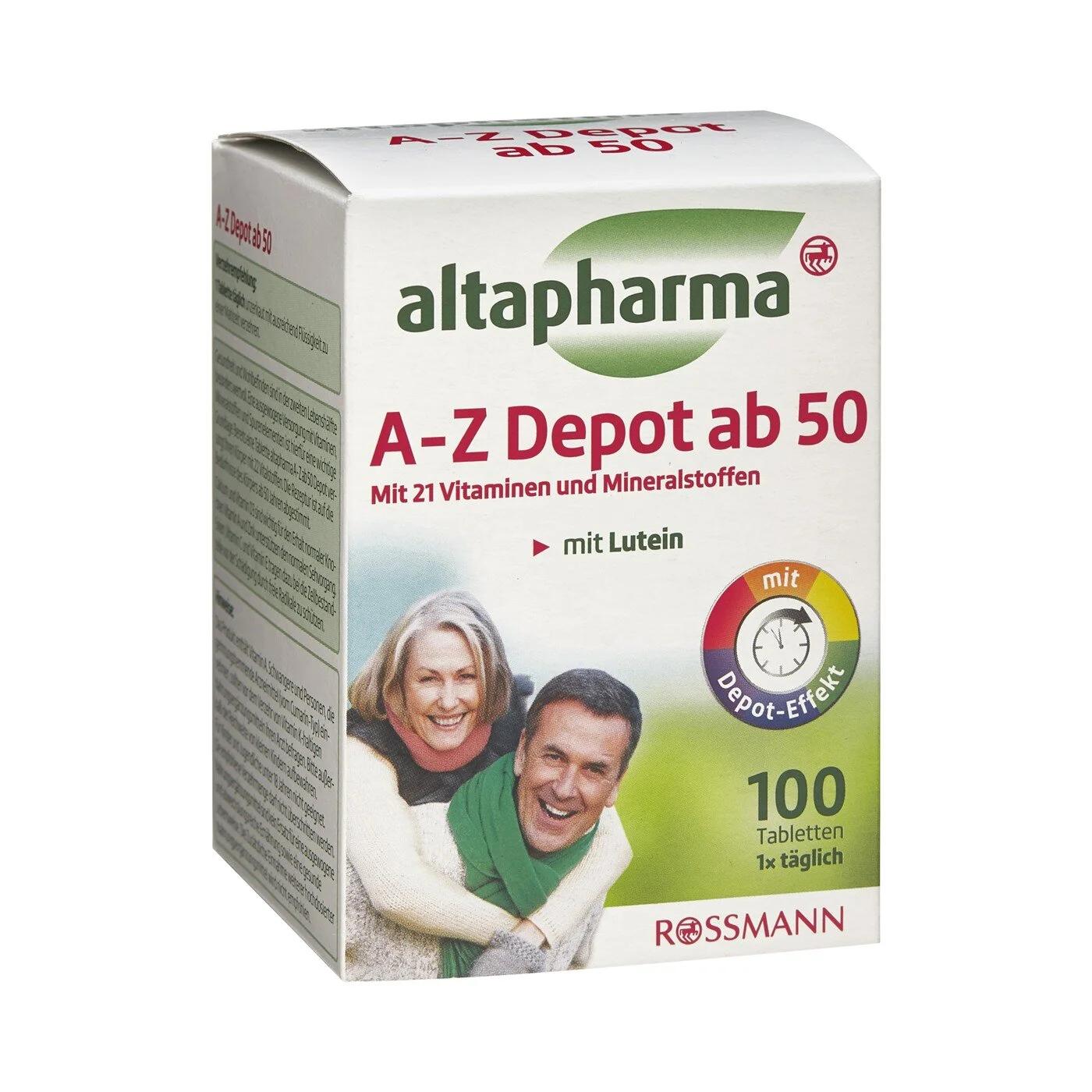 Altapharma Multivitamin A-Z 50+ Minerals &amp; Vitamins 100 Tablets