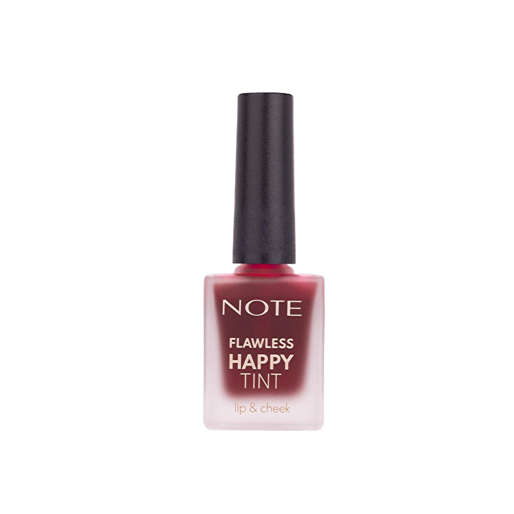 Note Cosmetics Flawless Happy Tint: Sweet Pink Lip & Cheek - Natural Color, Dual-Use Liquid Blush & Lip Stain Note Cosmetics Lip & Cheek Tint - Natural Pink Blush lip and cheek tint, liquid blush, pink lip tint, natural blush, dual lip and cheek color, sweet pink blush, liquid cheek stain, Note Cosmetics, lip tint, cheek stain, liquid blush, blush, pink blush, sweet pink, natural makeup, multi-purpose makeup, cosmetic, beauty, makeup, lip color, cheek color, easy to blend, lightweight, comfortable, monochro