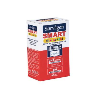 Sorvagen Dietary Supplement - 60 Mini Capsules with DHA Omega 3, Sitikolin, and Vitamin B12 - image 3