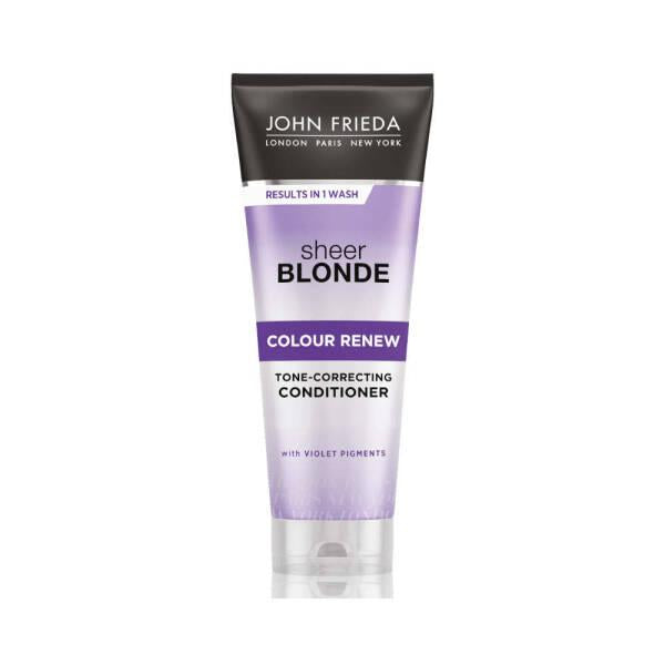 John Frieda Sheer Blonde Tone-Correcting Conditioner 250ml - Maintains Blonde Hair Color & Hydration - Conditioner