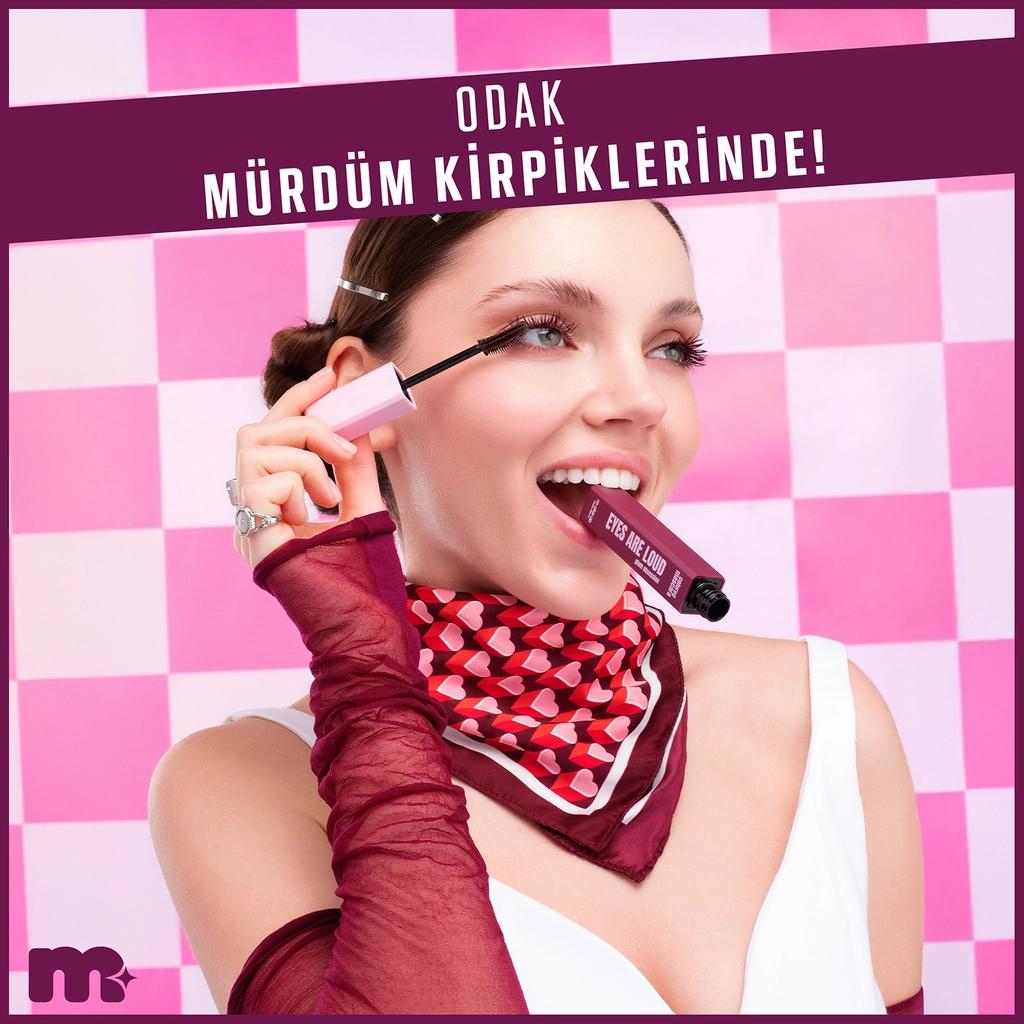 Maruderm Eyes Are Loud Colored Mascara in Plum Obsession