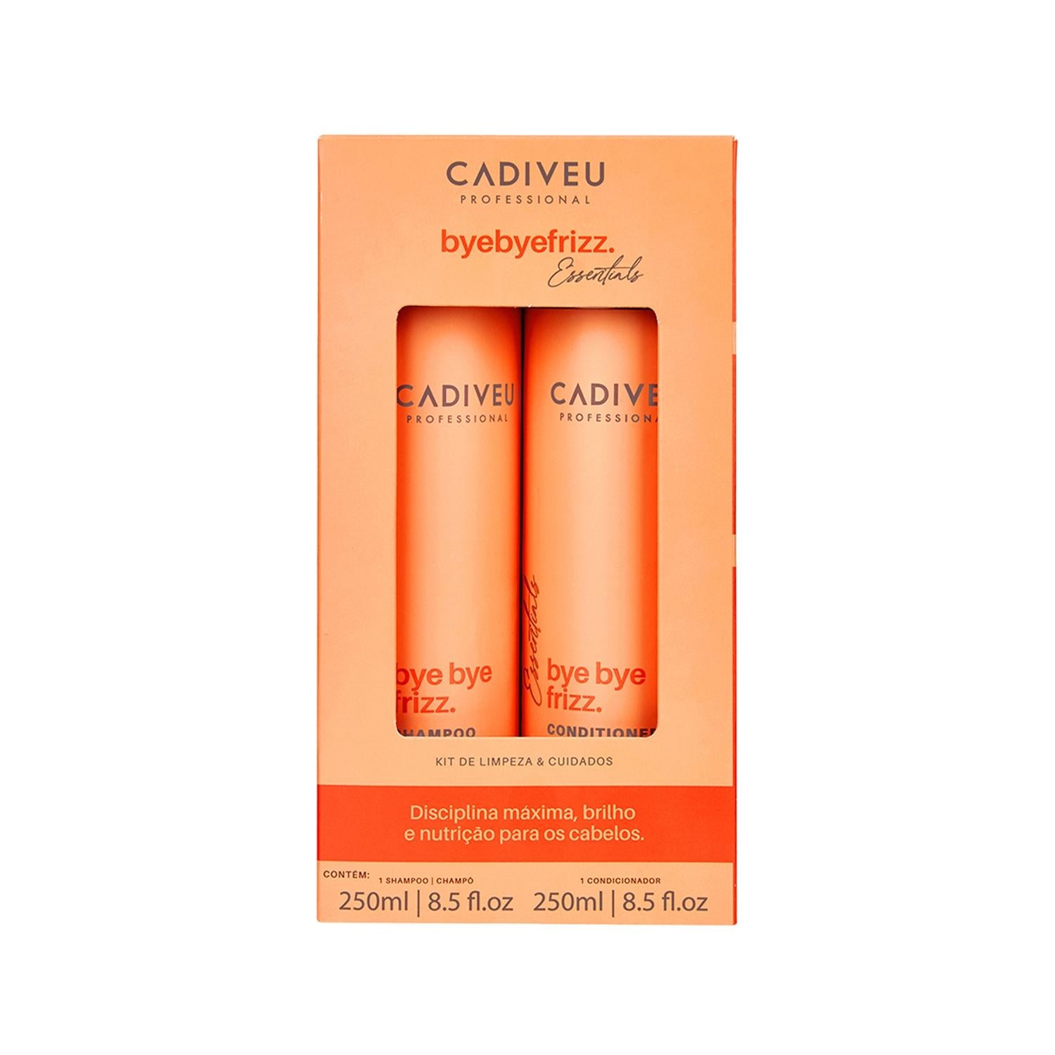 Cadiveu Essentials Bye Bye Frizz Homecare Hair Care Set - Shampoo & Cream for Frizzy Hair, Smoothening & Hydrating Cadiveu Essentials Bye Bye Frizz Hair Care Set - Smooth & Hydrate Cadiveu Essentials, Bye Bye Frizz, Homecare Hair Care Set, Shampoo and Cream for Frizzy Hair, Hair Smoothening Products, Hair Care, Frizz Control, Smooth Hair, Hair Treatment, Homecare, Cosmetics, Beauty Products, Hair Care Routine, Manageable Hair